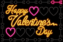 Happy Valentines Day Arrows GIF - Happy Valentines Day Arrows Hearts GIFs
