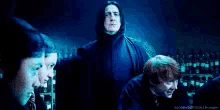 Slap Professor Snape GIF - Slap Professor Snape Harry Potter Outtakes GIFs