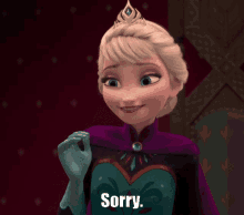 Frozen Queen Elsa GIF - Frozen Queen Elsa Sorry GIFs