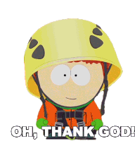 Oh Thank God Kyle Broflovski Sticker - Oh Thank God Kyle Broflovski South Park Stickers