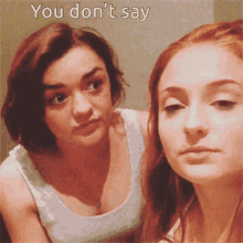 Looking Around You Dont Say GIF - Looking Around You Dont Say Sophie Turner GIFs