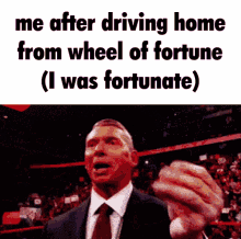 Fortunate Me Driving Home From Wheel Of Fortune GIF - Fortunate Me Driving Home From Wheel Of Fortune Simpleflips GIFs
