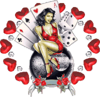 Lady Poker Ace Sticker - Lady Poker Ace Dice Stickers