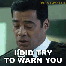 I Did Try To Warn You Will Jackson GIF - I Did Try To Warn You Will Jackson Wentworth GIFs