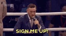 lets go lets do this sign me up conor mc gregor