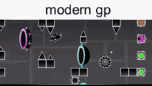 Geometry Dash Modern Gp GIF - Geometry Dash Modern Gp Wasureta GIFs