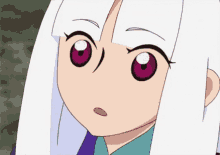 togame anime girl white hair