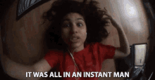 It Was All In An Instant Man Alessia Cara GIF - It Was All In An Instant Man Alessia Cara Four Pink Walls GIFs