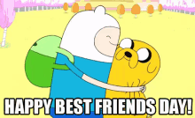 Happy Best Friends Day! GIF - Adventuretime Finn Jake GIFs