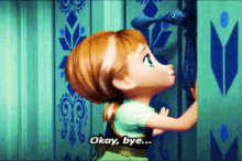 Frozen Anna GIF - Frozen Anna Okay Bye GIFs