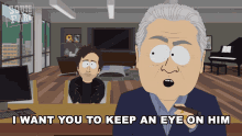 I Want You To Keep An Eye On Him South Park GIF - I Want You To Keep An Eye On Him South Park Watch Him GIFs