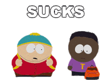Sucks South Park Sticker - Sucks South Park Eric Cartman Stickers