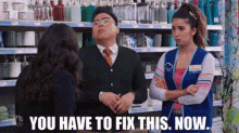 Superstore Mateo Liwanag GIF - Superstore Mateo Liwanag You Have To Fix This Now GIFs