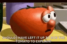 Confused Veggie Tales GIF - Confused Veggie Tales Tomato GIFs