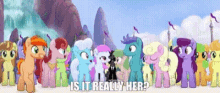 My Little Pony Is It Really Her GIF - My Little Pony Is It Really Her Surprised GIFs