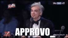 Morgan Marco Castoldi X-factor Italia  Approvo Si Sisi Okay Ok Va Bene GIF - Approved Fair Enough Okay GIFs