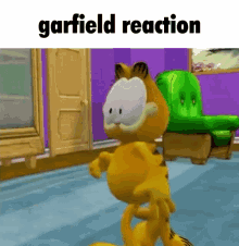 Garfield Reaction GIF - Garfield Reaction Shocked GIFs