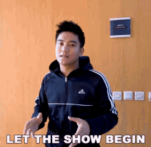 Let The Show Begin Boy William GIF - Let The Show Begin Boy William Starhits GIFs