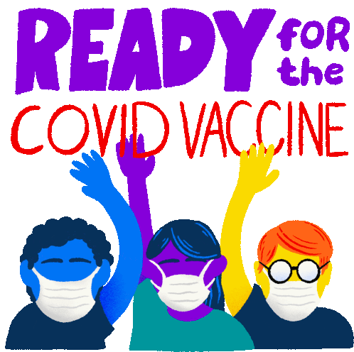 Ready For The Covid Vaccine Ready Sticker - Ready For The Covid Vaccine Ready Covid Vaccine Stickers