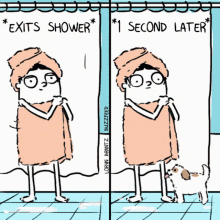 Dog Shower GIF - Dog Shower Lick GIFs
