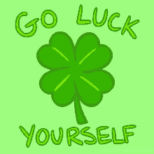 Go Luck Yourself GIF - Luck Lucky Irish GIFs