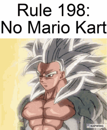 Rule Goku GIF - Rule Goku Mario Kart GIFs