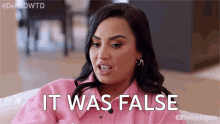 It Was False Advertising Demi Lovato GIF - It Was False Advertising Demi Lovato Demi Lovato Dancing With The Devil GIFs