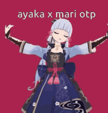 Ayaka Ayaka Loves Mari GIF - Ayaka Ayaka Loves Mari Ayaka Kamisato GIFs