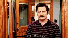 This Is My Hell Ron Swanson GIF - This Is My Hell Ron Swanson Stressed GIFs
