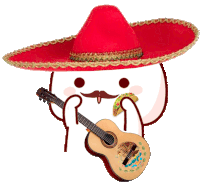 Mochi Cat Mexican Sticker - Mochi Cat Mexican Meme Stickers