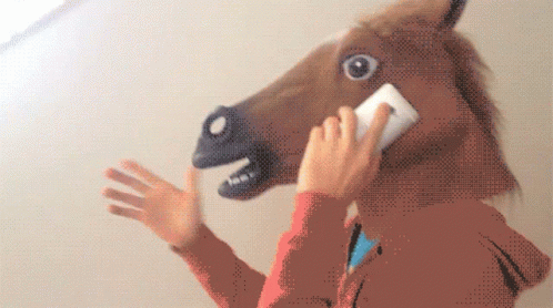 Horse Horse Phone GIF - Horse Horse Phone GIFs