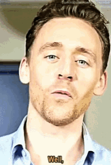Tom Hiddleston Loki GIF - Tom Hiddleston Loki Well GIFs