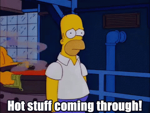 The perfect Hot Stuff Simpsons Homer Animated GIF for your conversation. 