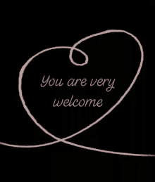 Welcome Very Welcome GIF - Welcome Very Welcome Heart GIFs