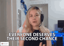 Everyone Deserves Their Second Chance Madi Benge GIF - Everyone Deserves Their Second Chance Madi Benge N3rdy Bird GIFs