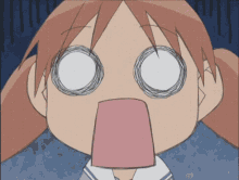 Anime Azumanga Daioh GIF - Anime Azumanga Daioh Shocked GIFs