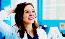 Greys Anatomy Amelia Shepherd GIF - Greys Anatomy Amelia Shepherd Hand On Head GIFs