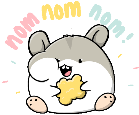Hamster Hamster Eating Sticker - Hamster Hamster Eating Hamster Food Stickers