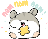 Hamster Hamster Eating Sticker - Hamster Hamster Eating Hamster Food Stickers