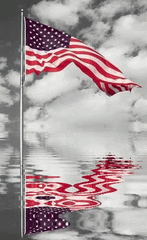 animated american flag background gif