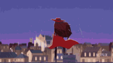 Roof Top Looking On Top Of The City GIF - Roof Top Looking On Top Of The City Standing GIFs