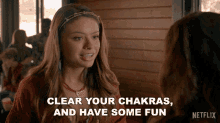 Clear Your Chakras And Have Some Fun Hannah Kepple GIF - Clear Your Chakras And Have Some Fun Hannah Kepple Moon GIFs