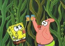 Spongebob Patrick GIF - Spongebob Patrick Juice GIFs