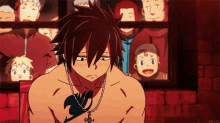 Gray Fullbuster Fairy Tail GIF - Gray Fullbuster Fairy Tail Embarrassed GIFs