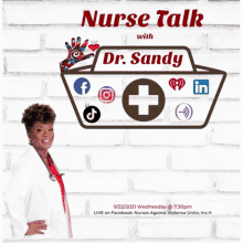 nurse talk dr sandy dr sandy risoldi savetria bonaparte nurses against violence