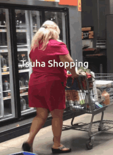 tsuha shopping tsuha jeroldine shoping white lady shopping