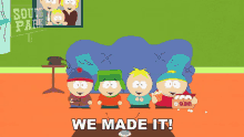 We Made It Eric Cartman GIF - We Made It Eric Cartman Kyle Broflovski GIFs