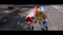 Sonic Team Knuckles The Echidna GIF - Sonic Team Knuckles The Echidna Tails The Fox GIFs
