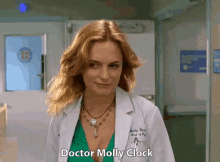 Doctor Molly Clock - Doctor GIF - Doctor Heather Graham Doctor Molly Clock GIFs