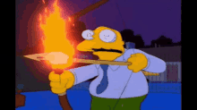 Hans Moleman Ralph Melish GIF - Hans Moleman Ralph Melish The Simpsons GIFs